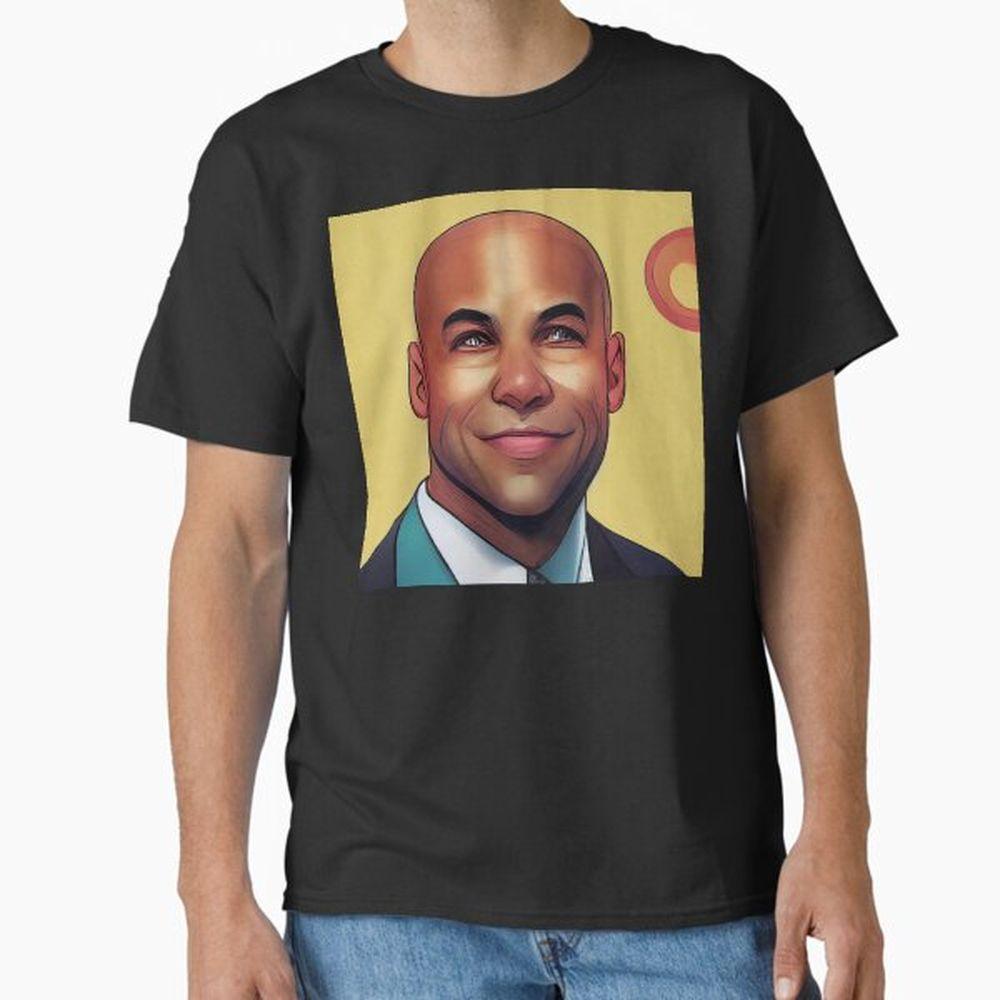 Cory A Booker Comics Style Tshirt Cory A Booker Comics Style Tshirt